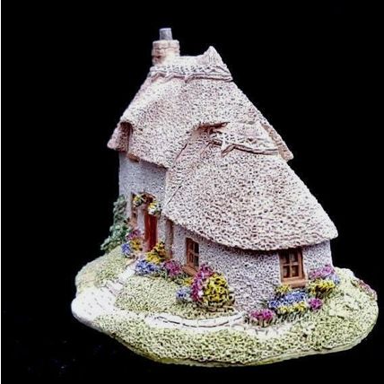 Lilliput Lane Pussy Willow Thatched Cottage Vintage Ornament