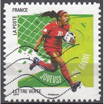 France 2016 Michel 6459 O Cote (????) ?.?? € Foot Joueuse qui gagne