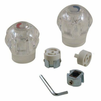 Part A0080010 SMALL CLEAR UNIVERSAL FAUCET HANDLES