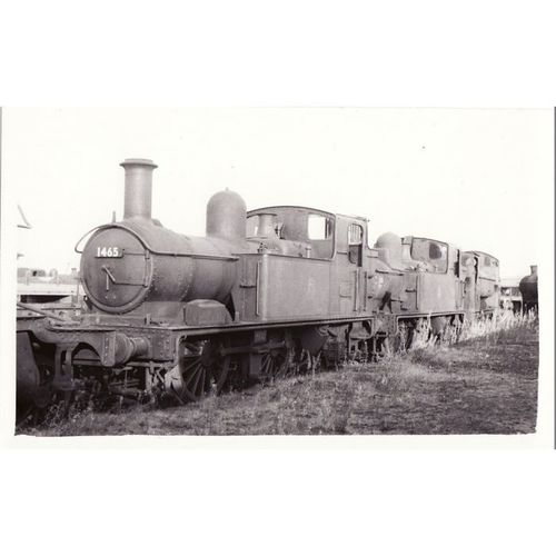Railway Photo GWR 14xx 1465 Swindon Works 1959 Great Western 0-4-2T Loco