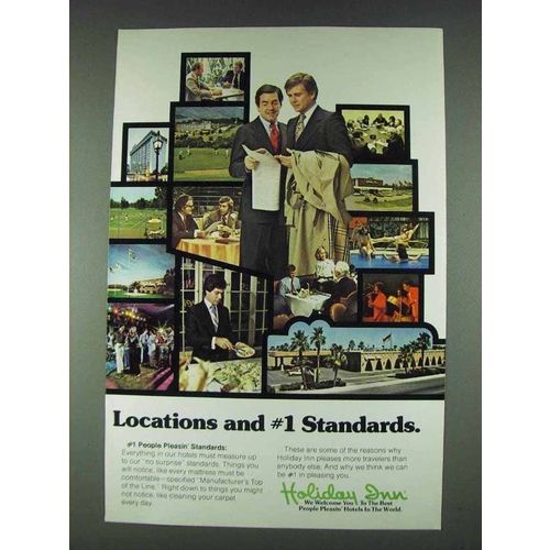 1978 Holiday Inn Ad - Locations and #1 Standards