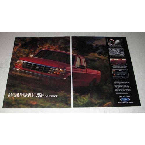1993 Ford F-Series Pickup Truck Ad - Run Out of Road