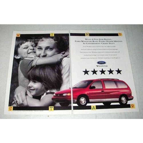 1996 Ford Windstar Minivan Ad - Five-Star Rating