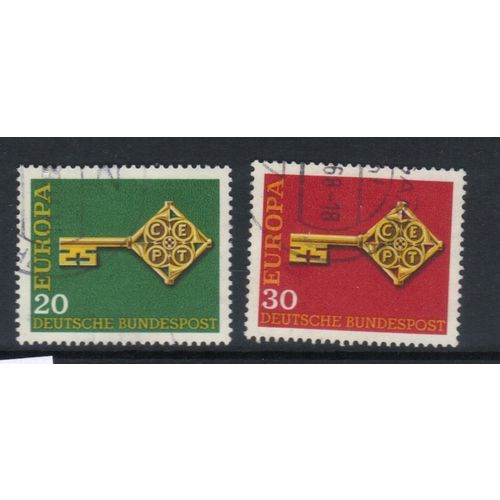 GERMANY 1968 EUROPA SET USED