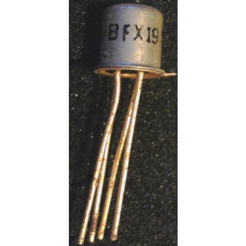 BFX19 Transistor NPN 30V 30mA Ft 400MHz TO-72 4 lead SGS NSN 5961-99-118-2454