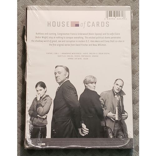 House of Cards: Complete First Season~New 4-Disc DVD Set (2013)