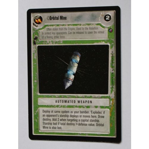 Star Wars CCG: Death Star II Limited # Orbital Mine (A) light 2000 decipher