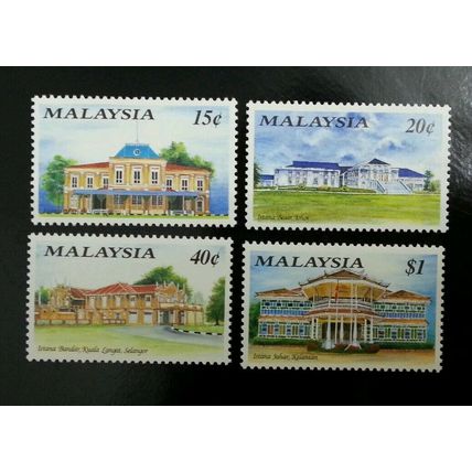 Malaysia Historical Building II Palace 1991 Royal History (p. pack) MNH *rare