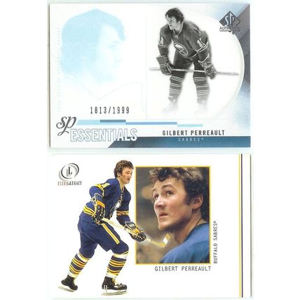 Gilbert Perreault 8x card lot incl Inserts
