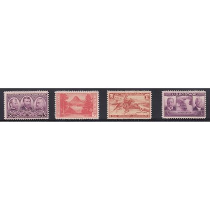 856 3c Panama Canal Just Clears MNH VA0630d