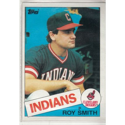 1985 Topps Baseball card 381 Roy Smith RC