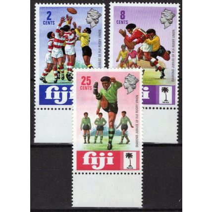 ZAYIX Fiji 330-332 MNH Fiji Rugby Sports Athletes Games 051023SM15