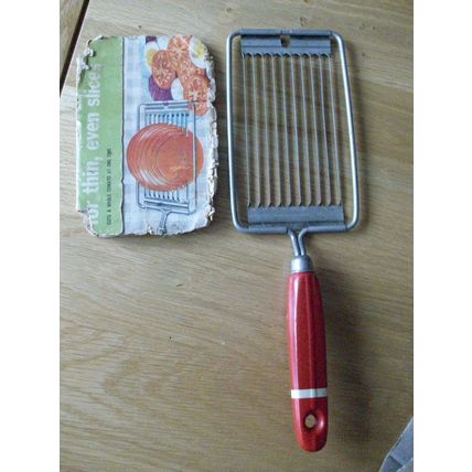 VINTAGE TOMATO SLICER ORIGINAL CARD SLEEVE 1960s **GC**