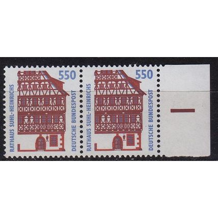 GERMANY BUND [1994] MiNr 1746 ( **/mnh ) [01] Sehenswürdigkeiten 2er