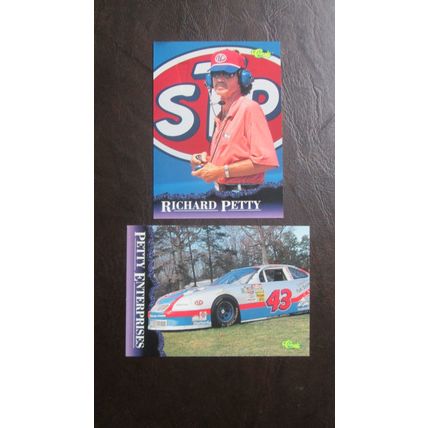 Richard Petty Lot of Two Auto Racing Cards (See Pictures and Descriptions Below)