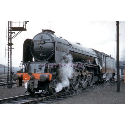 pu3496 - Engine No.60160 Auld Reekie at Haymarket Shed - print 6x4