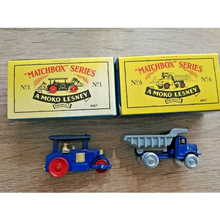 Matchbox - Recreations 1 Roller & 6 Tipper