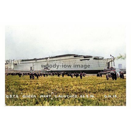 ptc2599 - Lancs. - Launching Queen Mary, 26th Sept. 1934, Liverpool - print 6x4