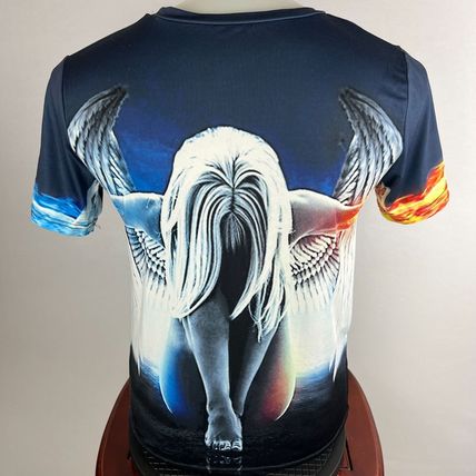 Angel Wings Heaven & Hell Good vs Evil Double Sided T-Shirt