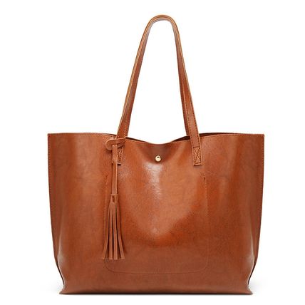 Women's Large Tote Purse Bag Brown