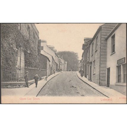 Upper Lux Street, Liskeard, Cornwall, 1906 - Stengel Postcard