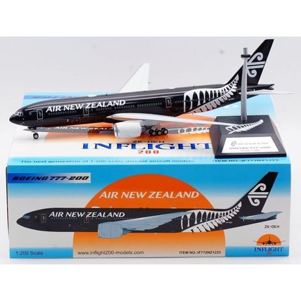 B777-219/ER AIR NEW ZEALAND REG: ZK-OKH W/STAND - INFLIGHT 200 IF772NZ1223 1/200