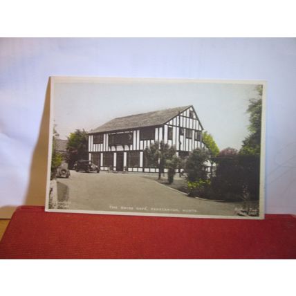 THE SWISS CAFE, FENSTANTON, HUNTINGDONSHIRE unused vintage postcard by R. Tuck =