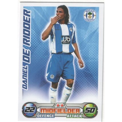 Match Attax 2008/2009 Daniel De Ridder Wigan Athletic