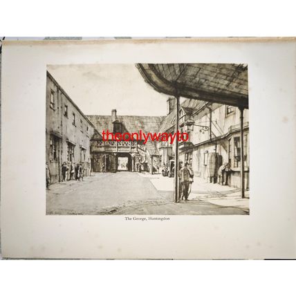 The George, Huntingdon, Cambridgeshire, Book Illustration (Print), 1936