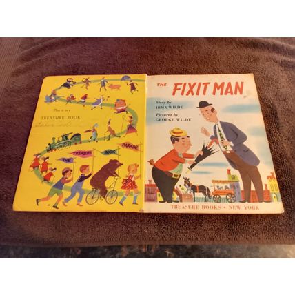Old Vintage Treasure Books The Fix It Man Very/Good+ 4.5 Or Better Shape 1952
