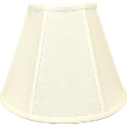 Royal Designs Deep Empire Lamp Shade, Linen Eggshell, 8 X 14 X 11