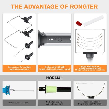 4 in 1 Hot Wire Electric Foam Cutter Kit, Styrofoam Cutting Tool 15W/ 6V with Ca