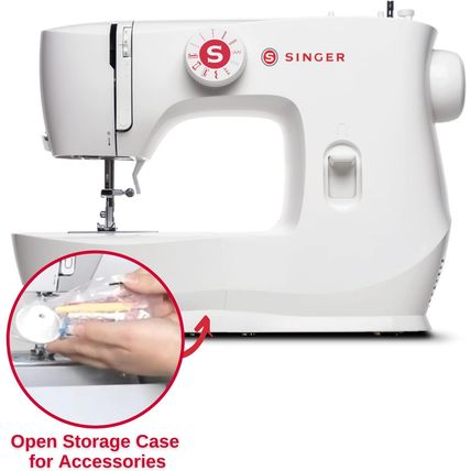 SINGER MX60 Lightweight & Portable Sewing Machine with Accessory Kit & Foot Peda