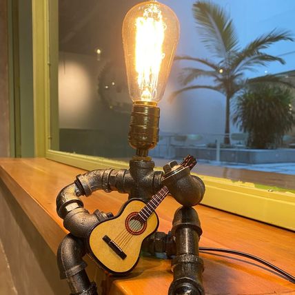 Music Guitar Table Lamp Art Decor Guitar Stuff Cool Gifts for Music Art Lovers M