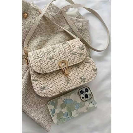 Jet Stream Delicate Weave Detail One Shoulder Bag