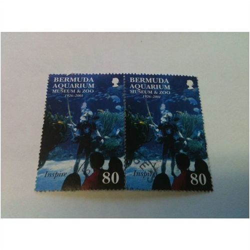 BERMUDA 2001 AQUARIUM joint pair BER 20