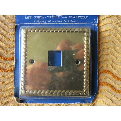 Brass Phone Socket Cover