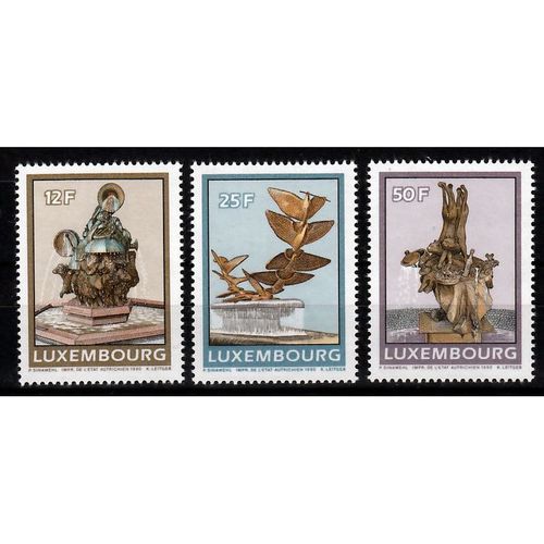 Luxemburg mi 1248,1250 Bronnen postfris