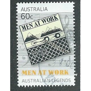 AUS 2013 60c 'AUSTRALIAN LEGENDS- MEN AT WORK' FINE USED (EBID38-153)