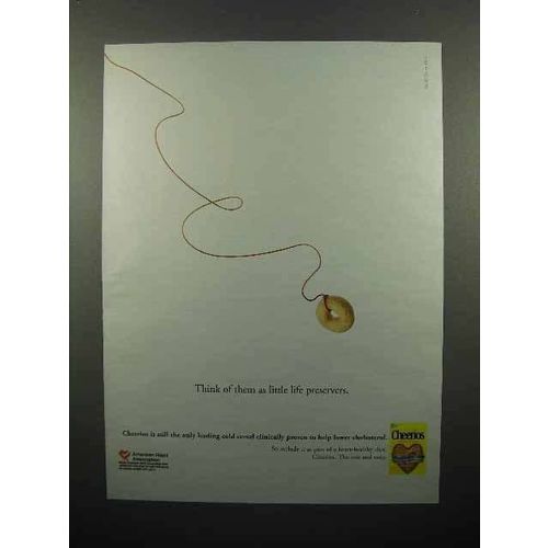 2005 General Mills Cheerios Cereal Ad - Life Preservers