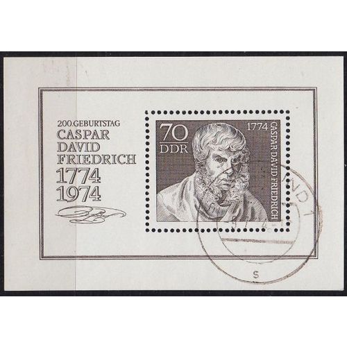 GERMANY DDR [1974] MiNr 1962 Block 40 ( OO/used ) Gemälde