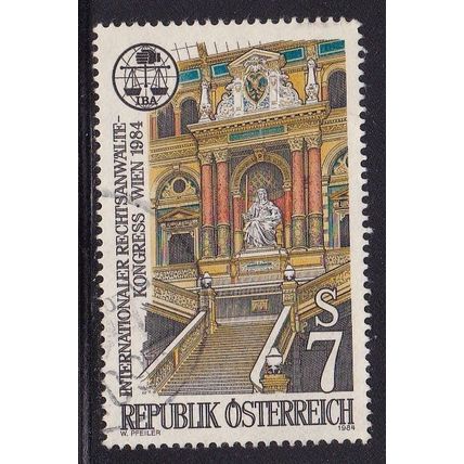 AUSTRIA 1984 20th BAR CONGRESS USED SG2031