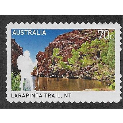 AUS 2015 70c (S/A) 'GREAT AUSTRALIAN WALKS- LARAPINTA' FINE USED (EBID66-765)