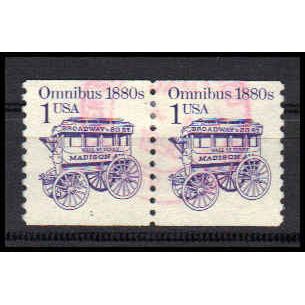 Used 2225 1c Omnibus Very Fine CNP Left 1 PA0867