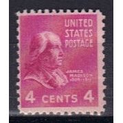 808 4c James Madison Barely Clears MNH B0086