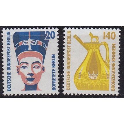 GERMANY BERLIN [1989] MiNr 0831-32 ( **/mnh ) Sehenswürdigkeiten