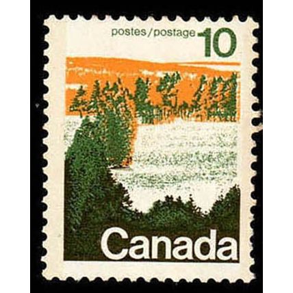 Canada 1972 Landscape 10c Used Stamp