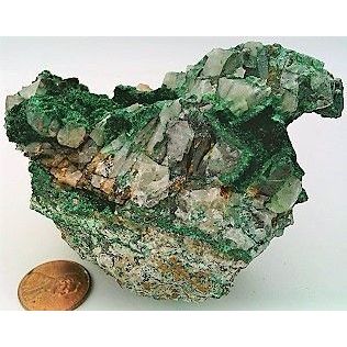 Malachite Crystals Gemstone Specimen
