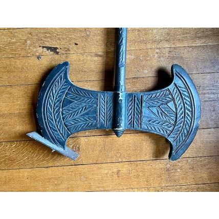 ORIGINAL WOODEN 'AXE' PROP FROM FILM 'EXCALIBUR' (1981)