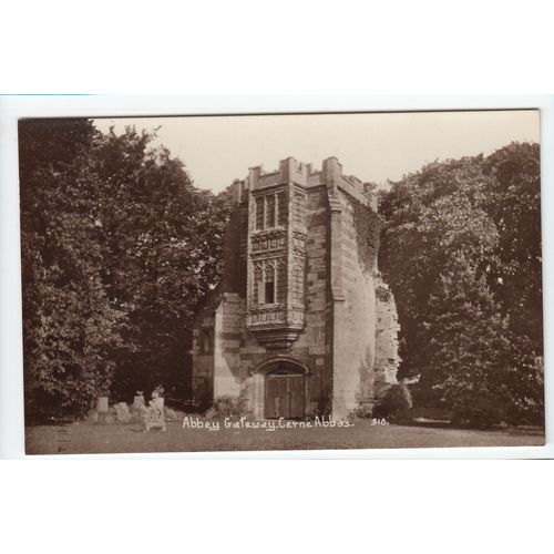 Abbey Gateway Cerne Abbas Postcard RP Dorset 310